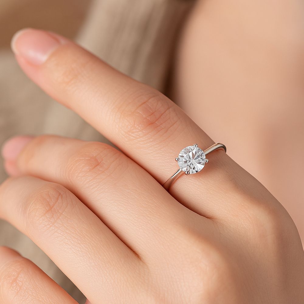 Round Brilliant Solitaire Ring