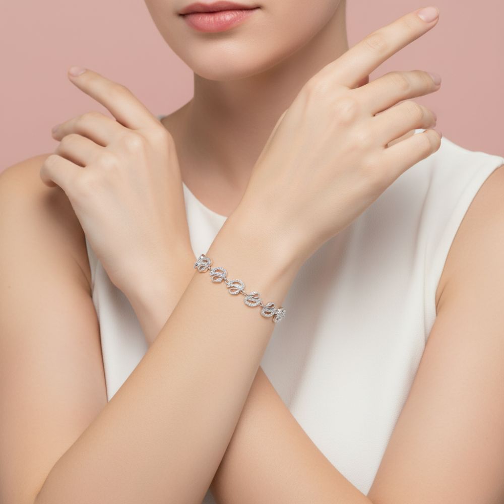 Swan Motif Bracelet